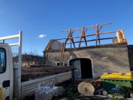 Un chantier de déconstruction à Labastide-Murat